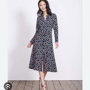 Boden “Jessica” Navy Floral Dress size 4